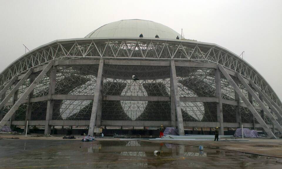 灵宝温泉馆网架工程